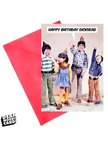 DMU216 Gift card - Happy birthday dickhead